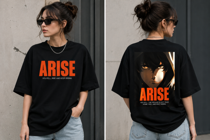 Unisex Oversized Classic T-Shirt for Men & Women | Front and Back Printed | Premium Cotton