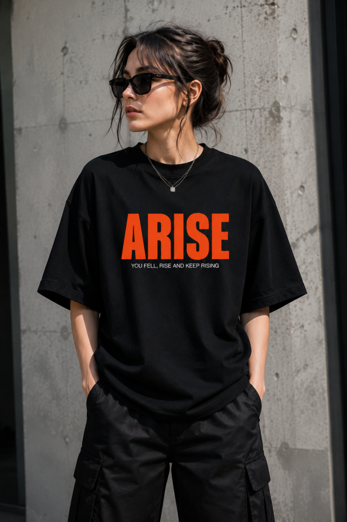 Unisex Oversized Classic T-Shirt for Men & Women | Front and Back Printed | Premium Cotton